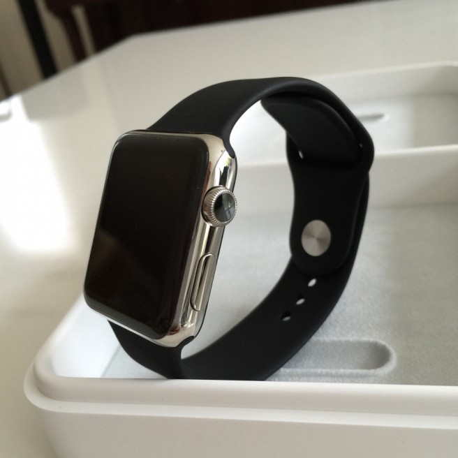 のデザイン】 Apple Watch - Apple Watch 42mm ステンレススチール